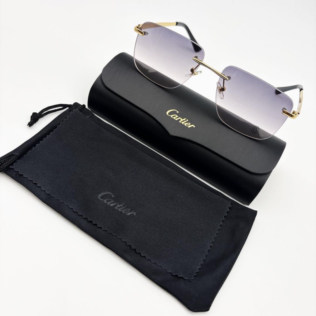 Cartier カルティエ サングラス ゴールド グラデーション ヴィンテージ