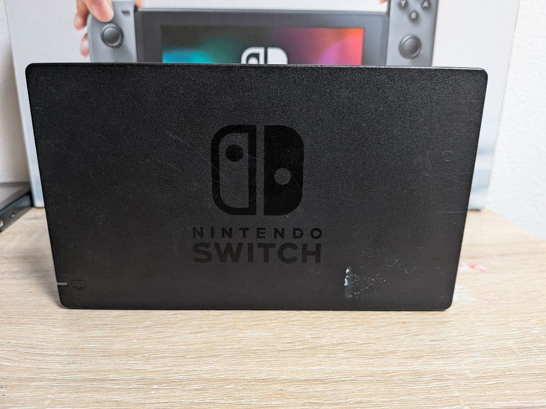 Nintendo Switch 本体 紫、黄Joy-Con※ジャンクです 箱あり