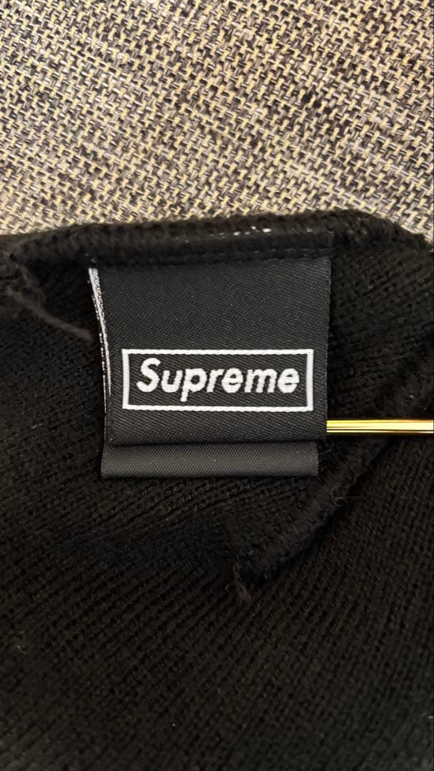 Supreme Box logo ビーニー シュプリーム 黒