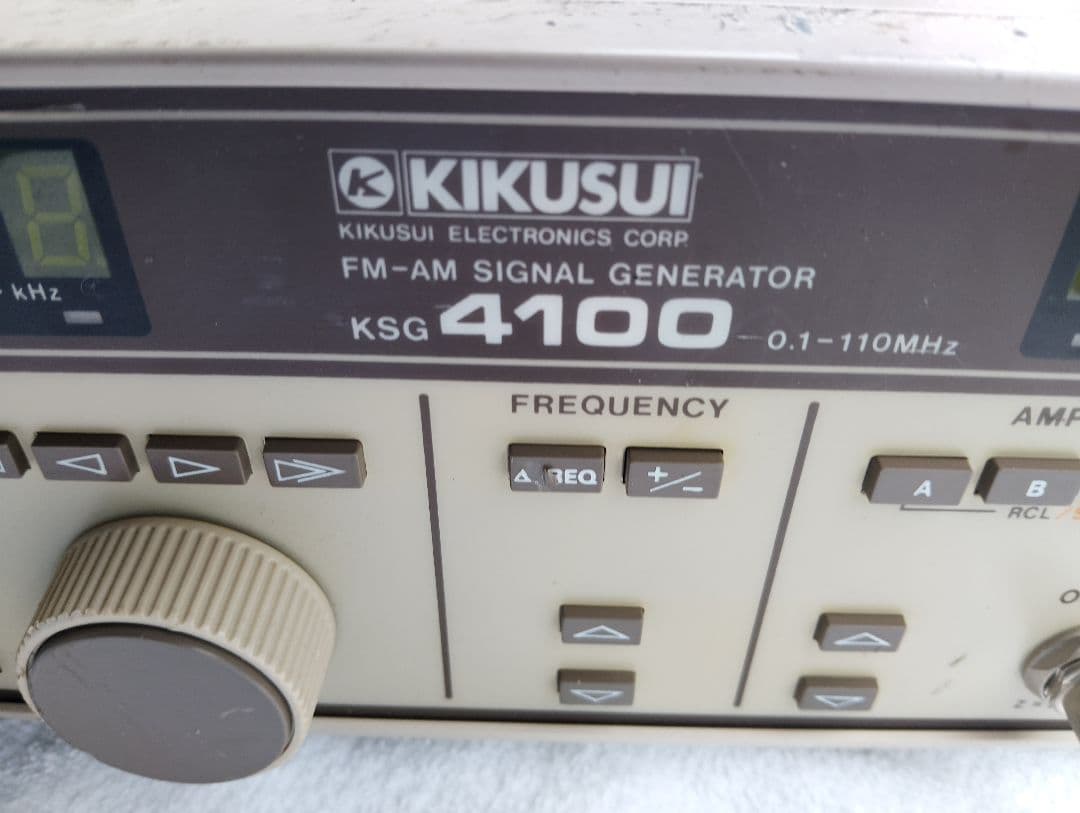 よ*す様 キクスイ　KSG-4100 FM-AM シグナルジェネレーター　中古