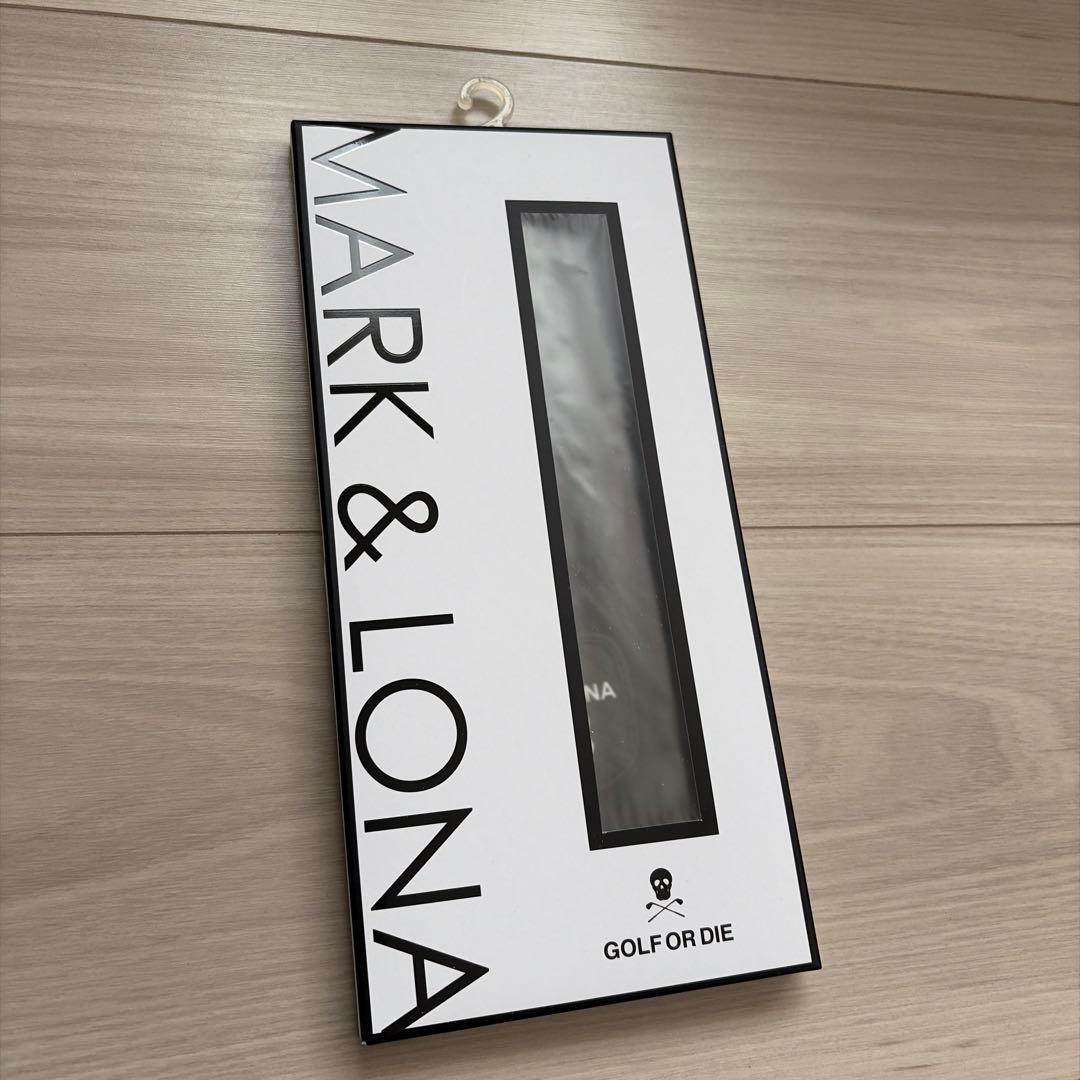 新品 未開封MARK & LONA ブラックゴルフグローブ 23cm