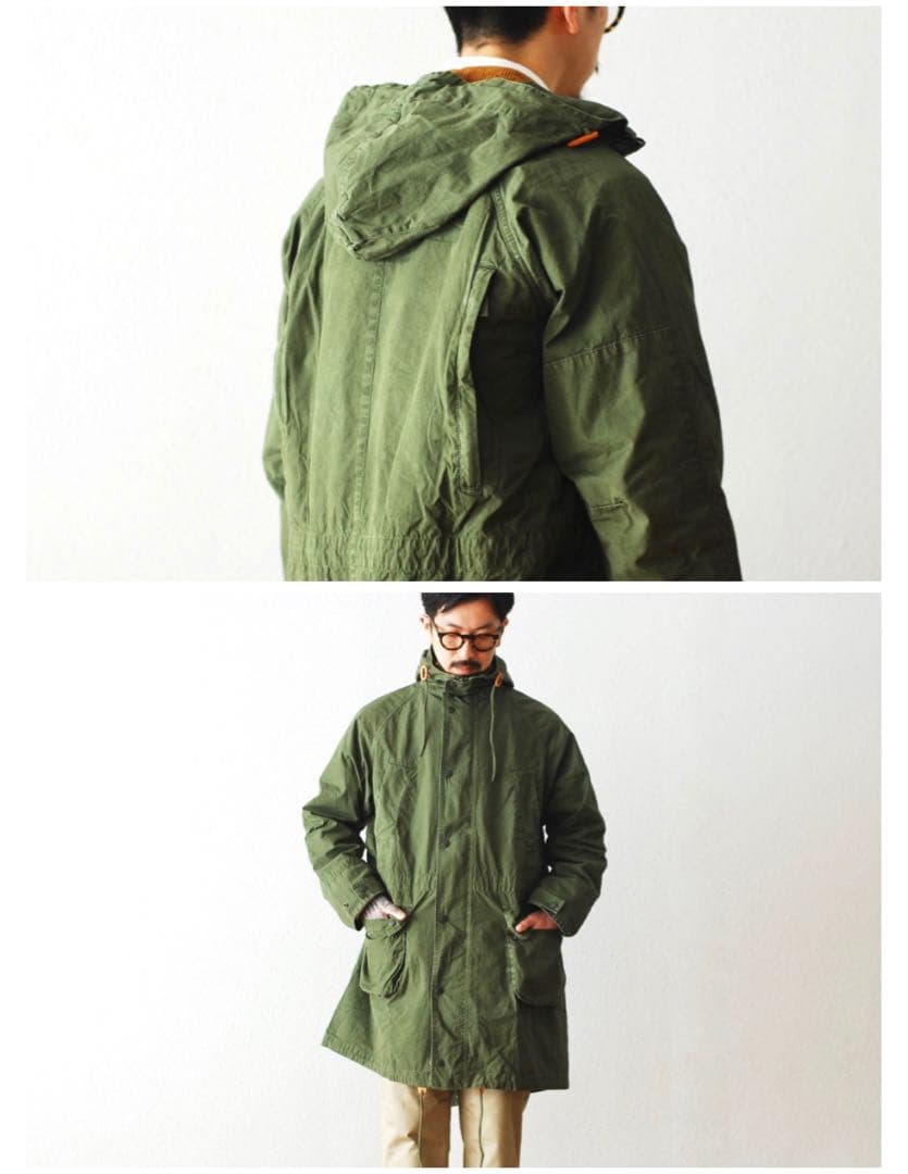 【エンジニアドガーメンツ×バブアー】 Washed Highland Parka