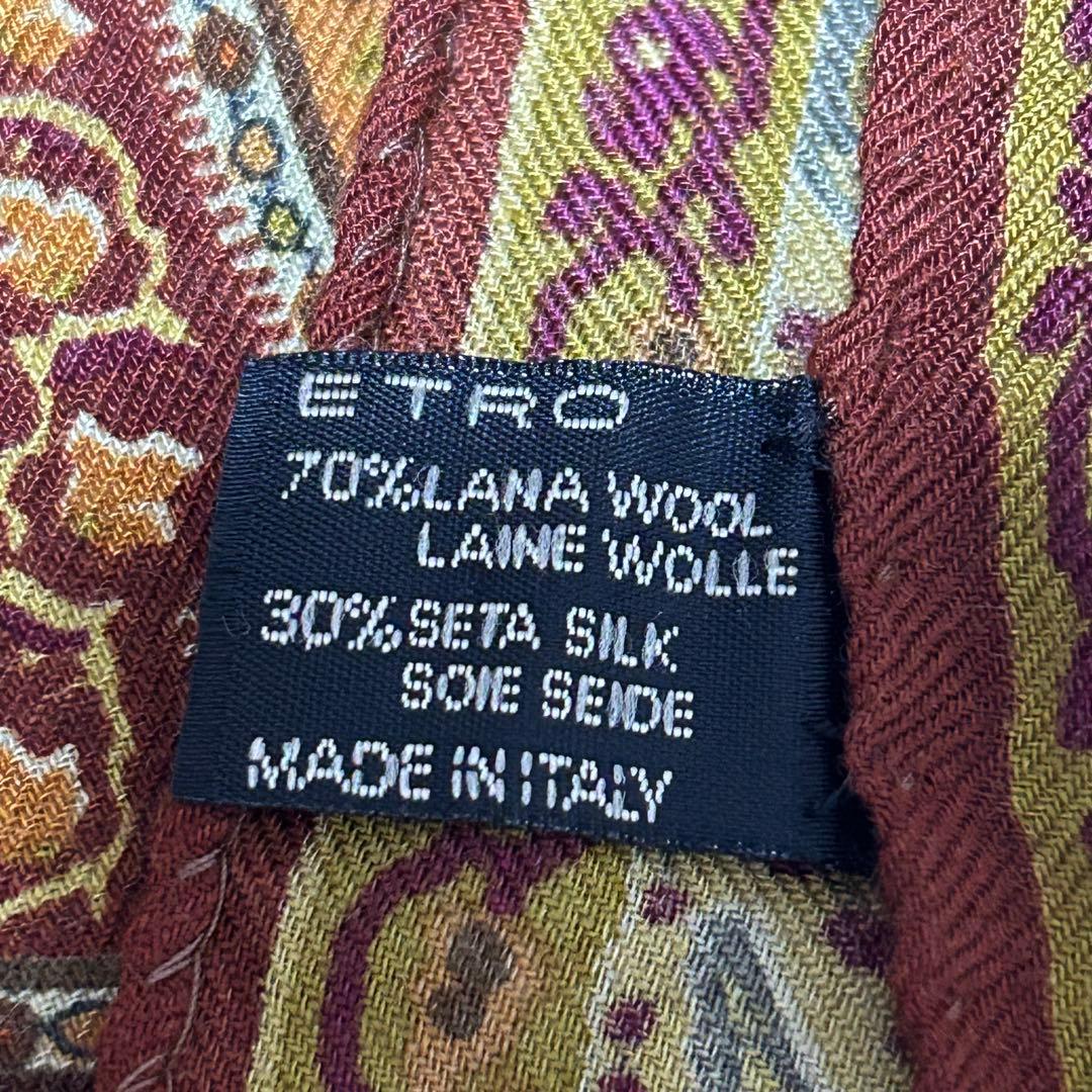 ETRO エトロ　ペイズリー柄 ロングストール