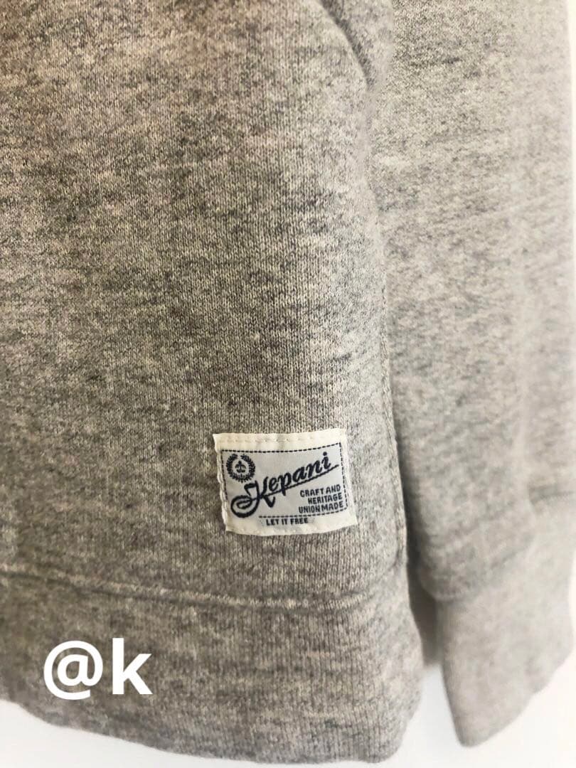 【新品】Kepani 裏起毛スウェットカーディガン ヤマダヤ　ケパニ