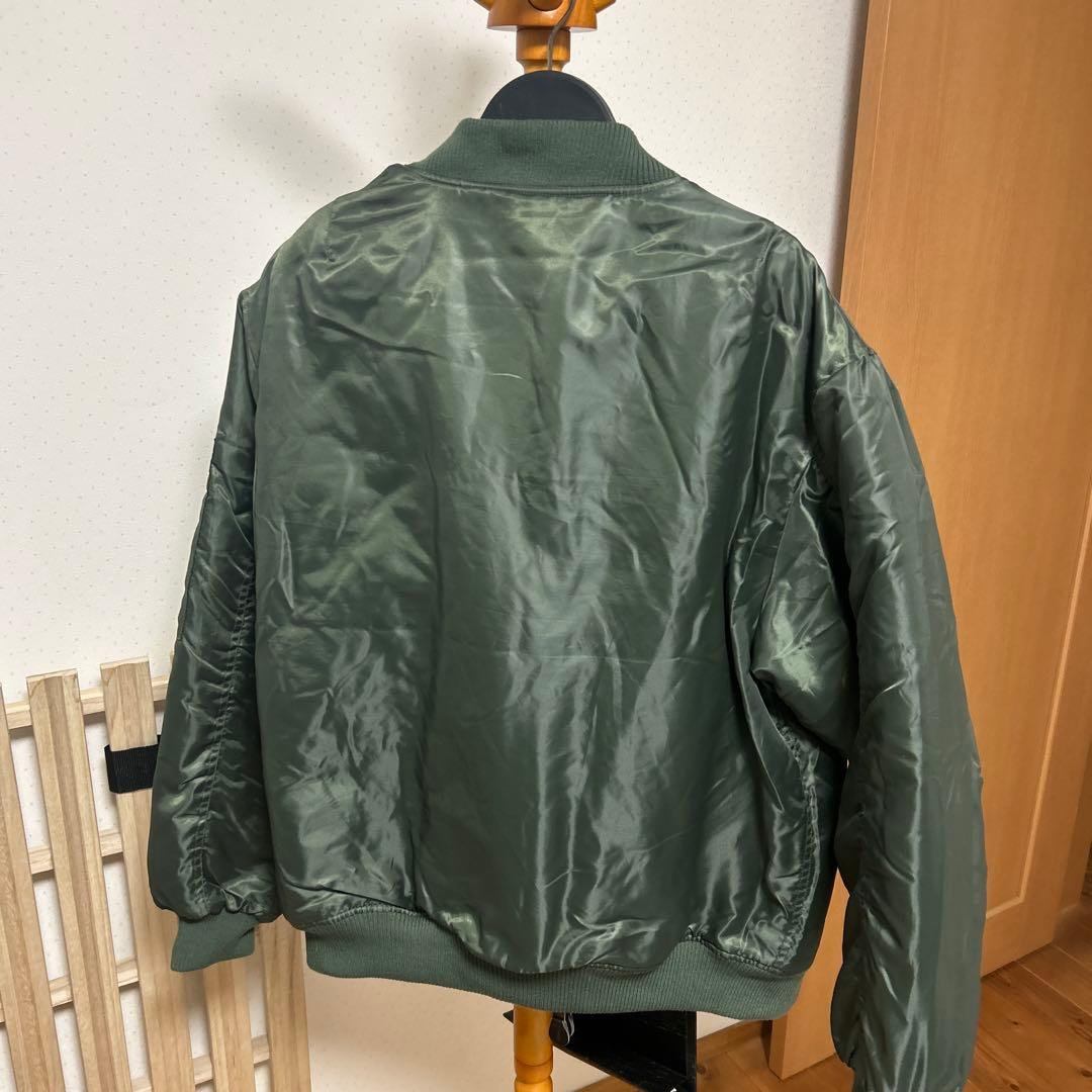 PRO CLUB MA-1ジャケット Lサイズ オリーブグリーン