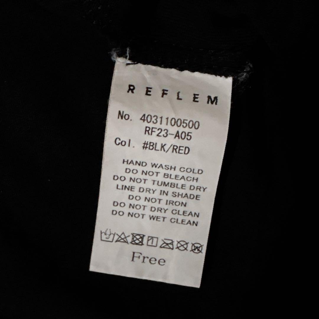 REFLEM クラックロゴ チェーン付 ビッグTシャツ グランジ オピウム 希少