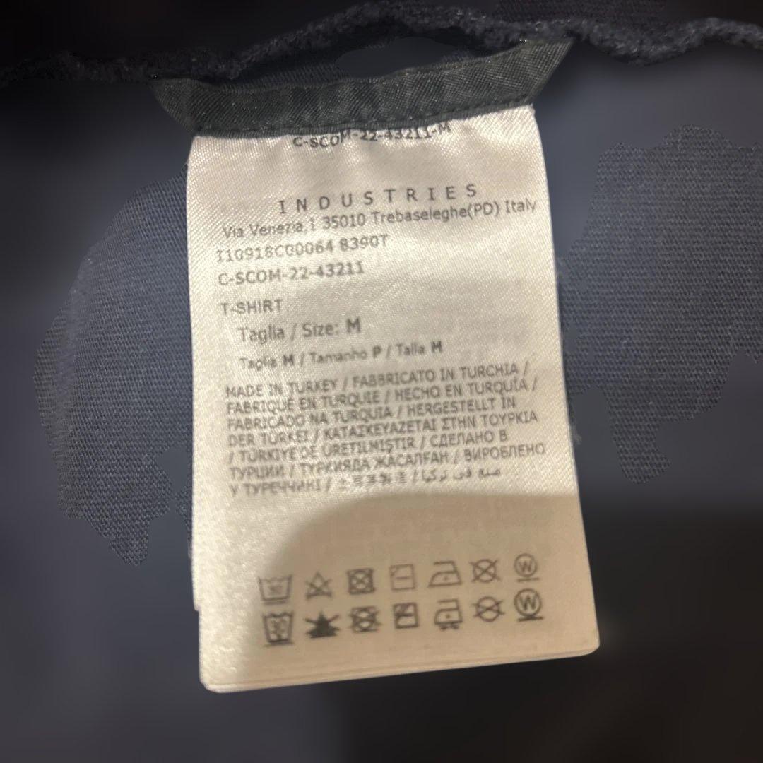 MONCLER ネイビー ロゴ Tシャツ　Mサイズ
