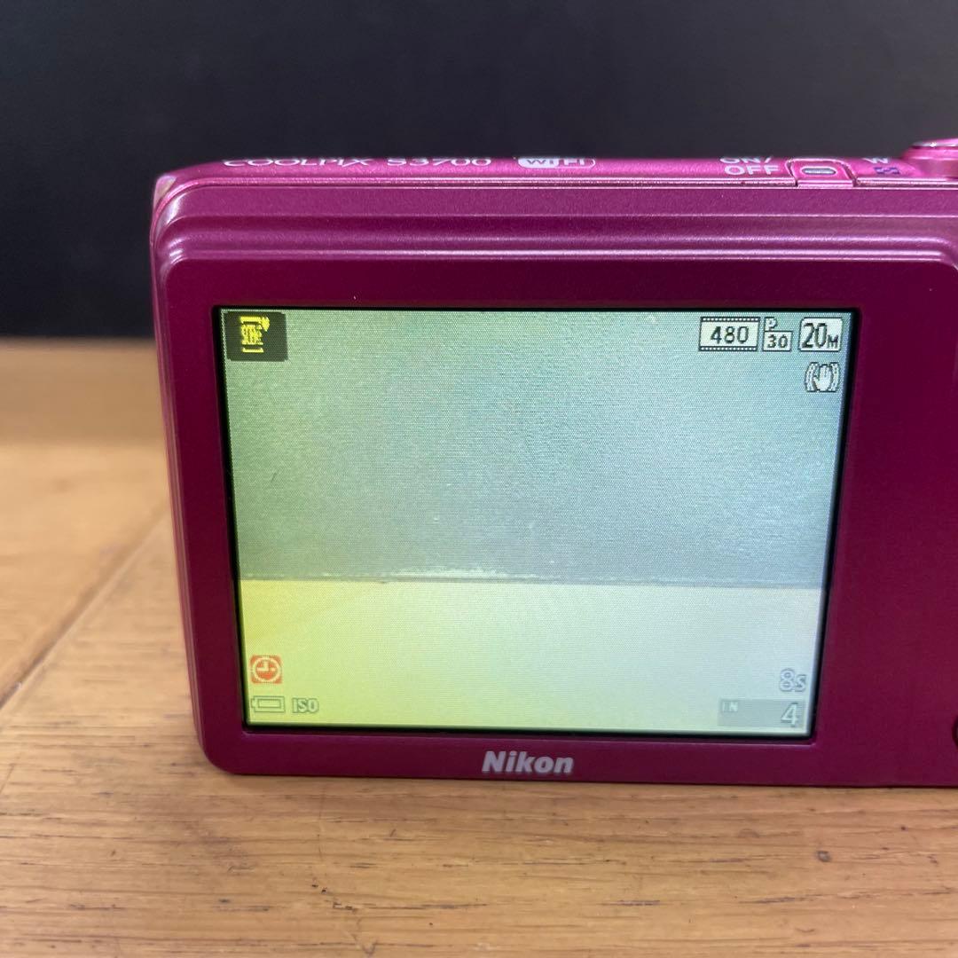 動作品 Nikon Coolpix S3700 コンパクトデジタルカメラ
