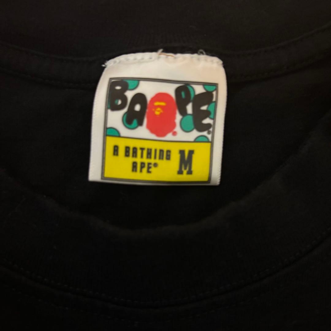 A BATHING APE ブラック Tシャツ M