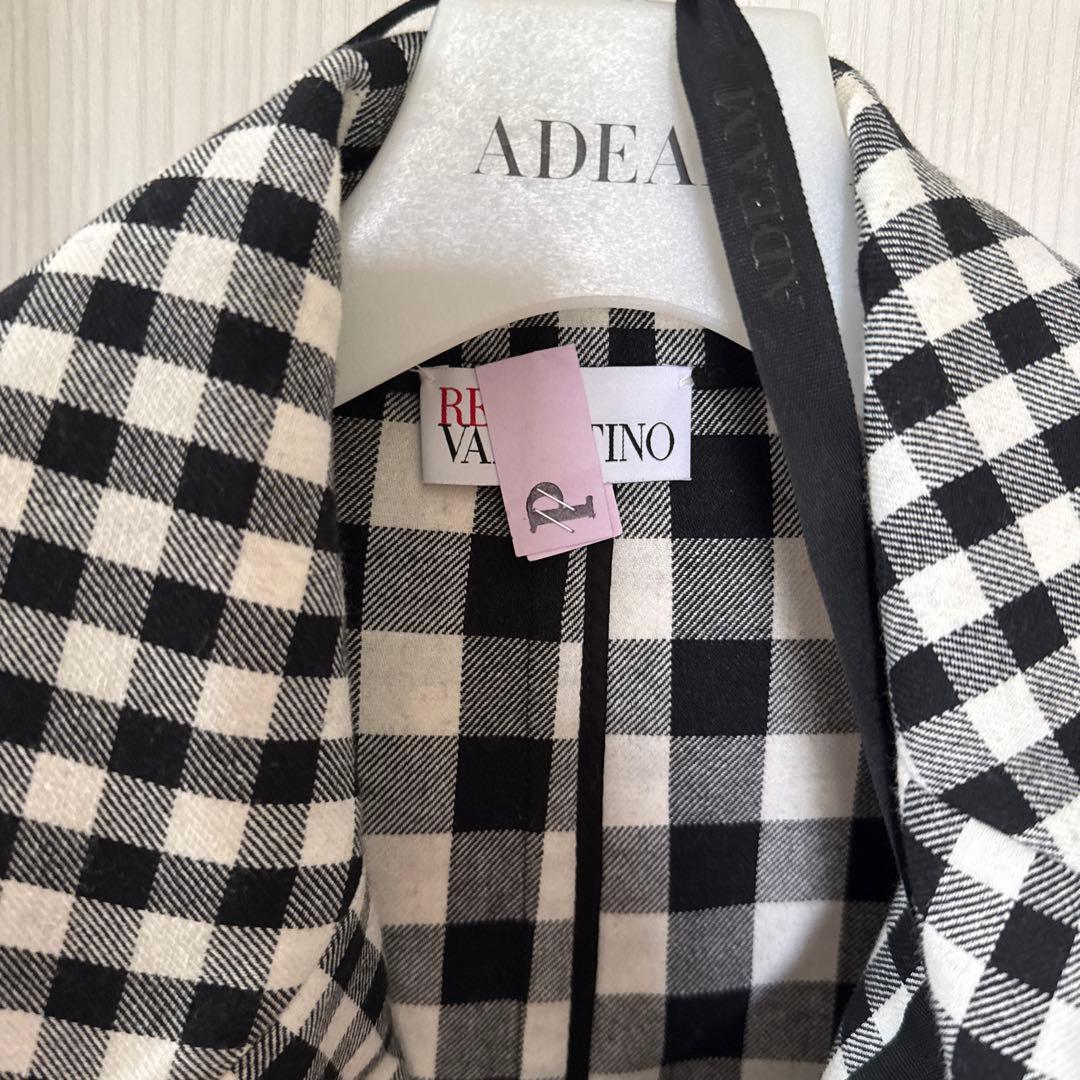 RED VALENTINO ギンガムチェック テーラードジャケット42