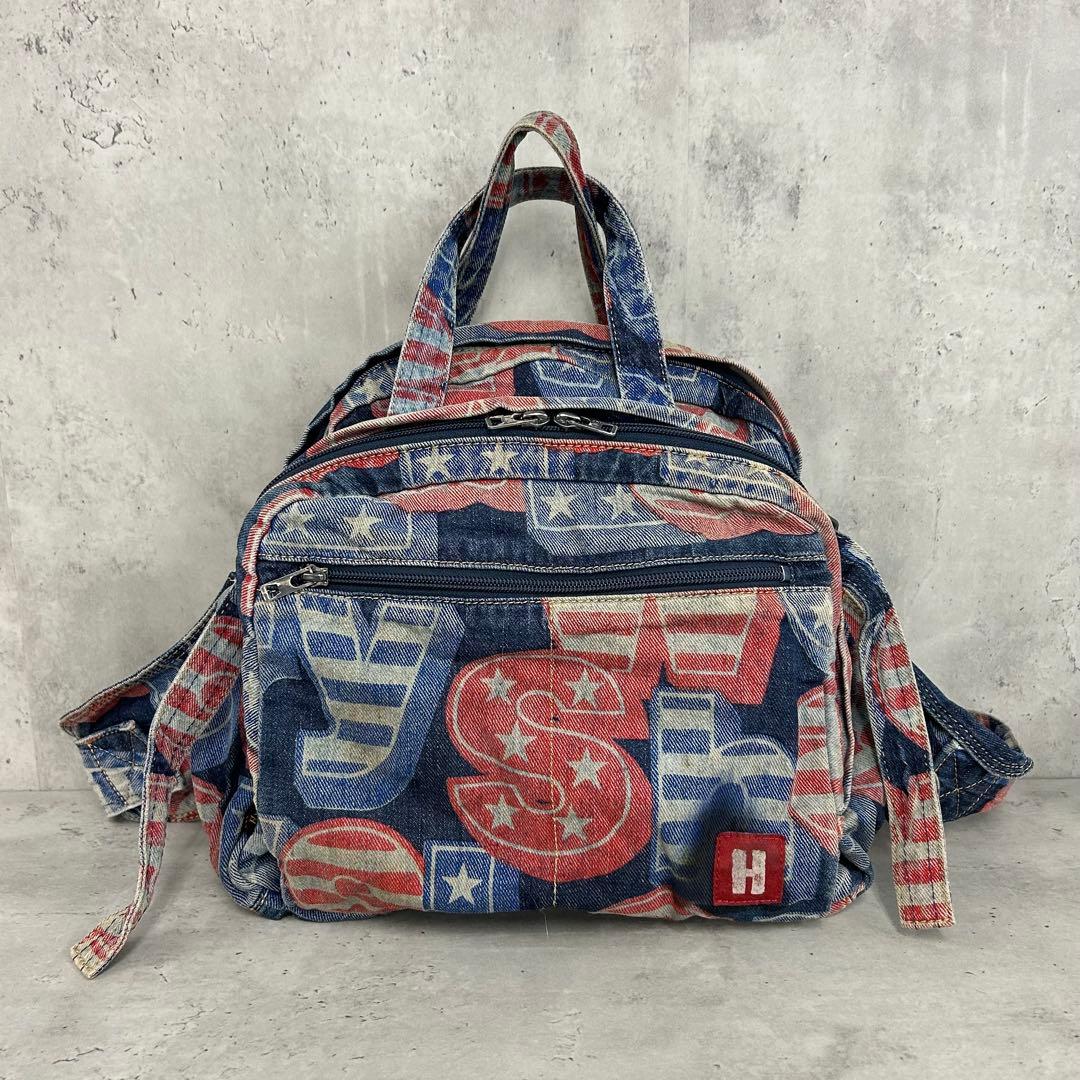 90's HYSTERIC GLAMOUR 2way ウエスト バッグ デニム
