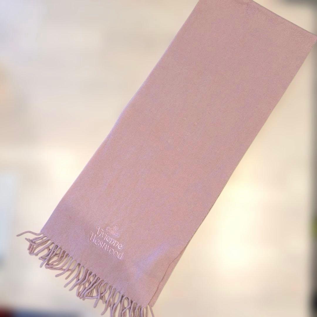 【美品】Vivienne Westwood マフラー ピンク ヴィヴィアン