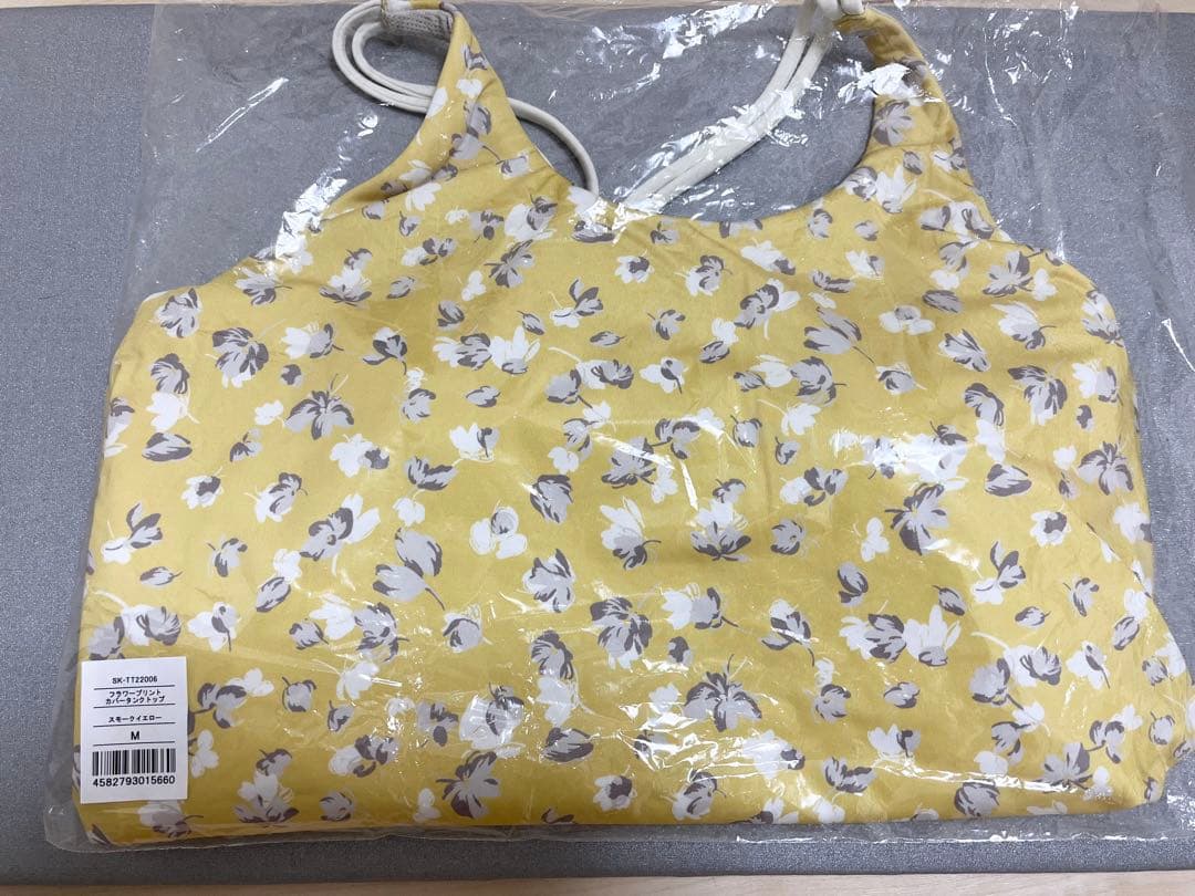 SUKALAフラワープリントカバータンクトップ　M