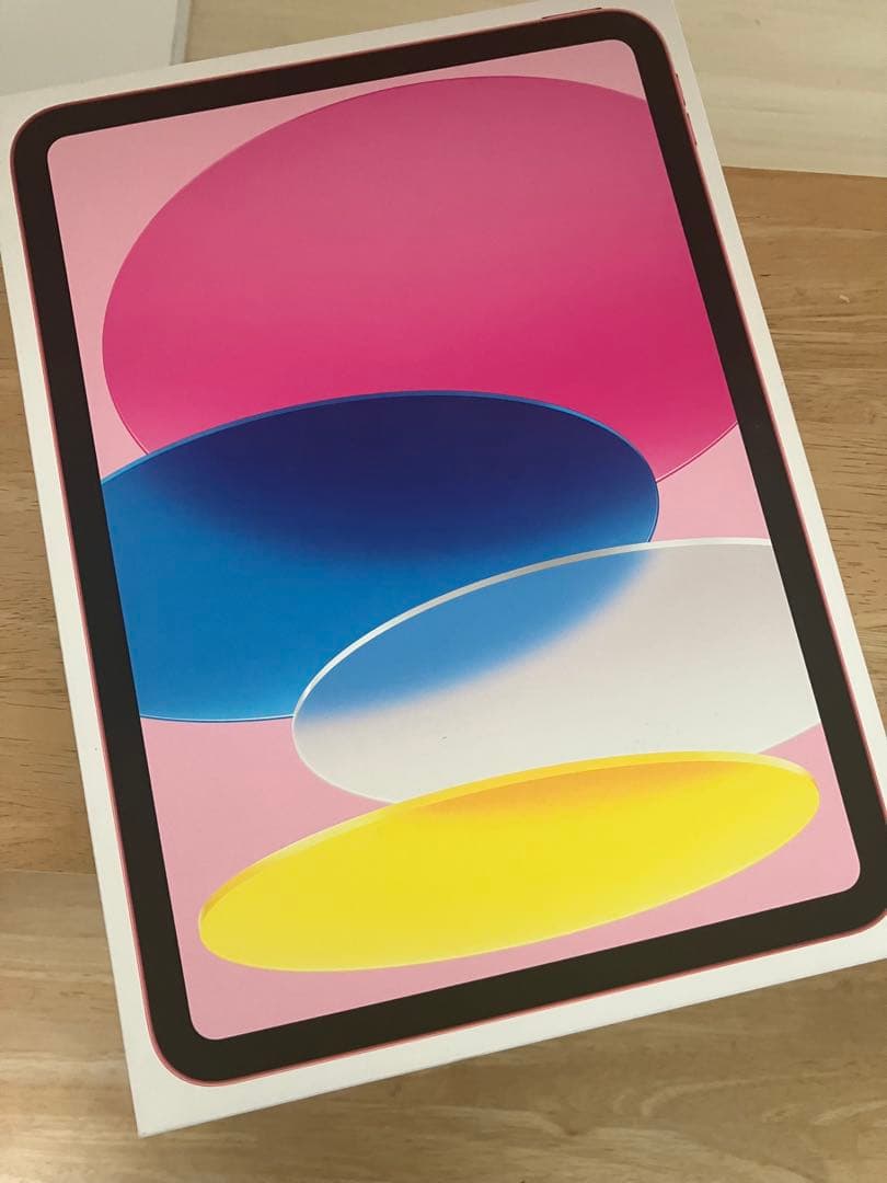 【新品未使用】iPad 10世代ピンク　ガラスフィルムつき