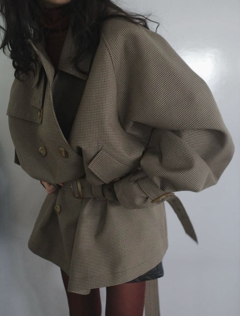 ジャケット・アウター \"AMERI VINTAGE\" DADDY MIDI TRENCH COAT