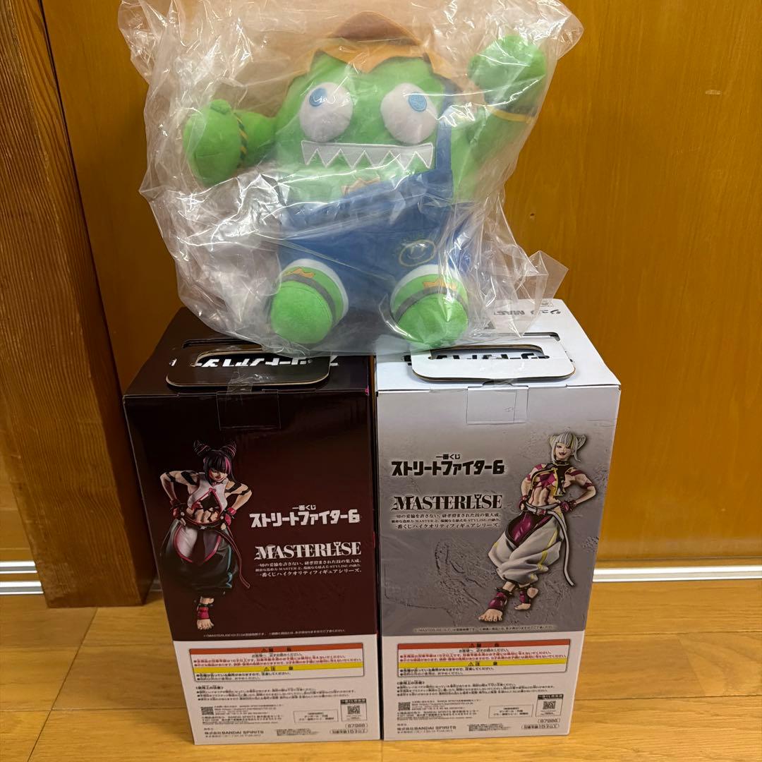 一番くじ ストリートファイター6 A賞 B賞 ジュリ + C賞 ブランカ セット