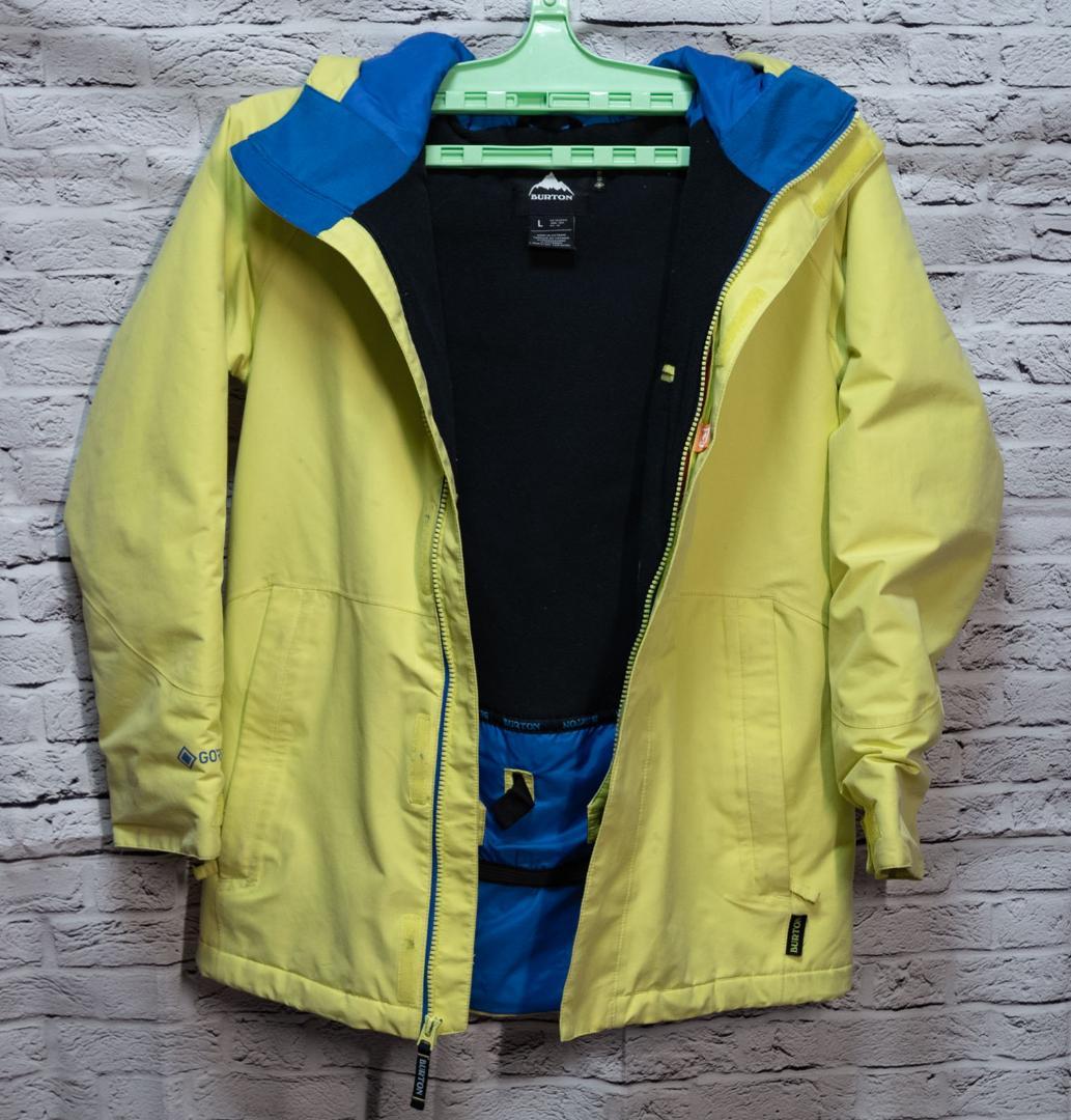 BURTON 子ども用 スノーボードウェア イエロー GORE-TEX