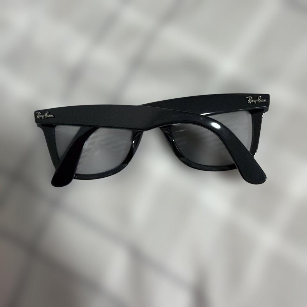 【極美品】レイバン ウェイファーラー RB2140F 601/R5 ライトグレー