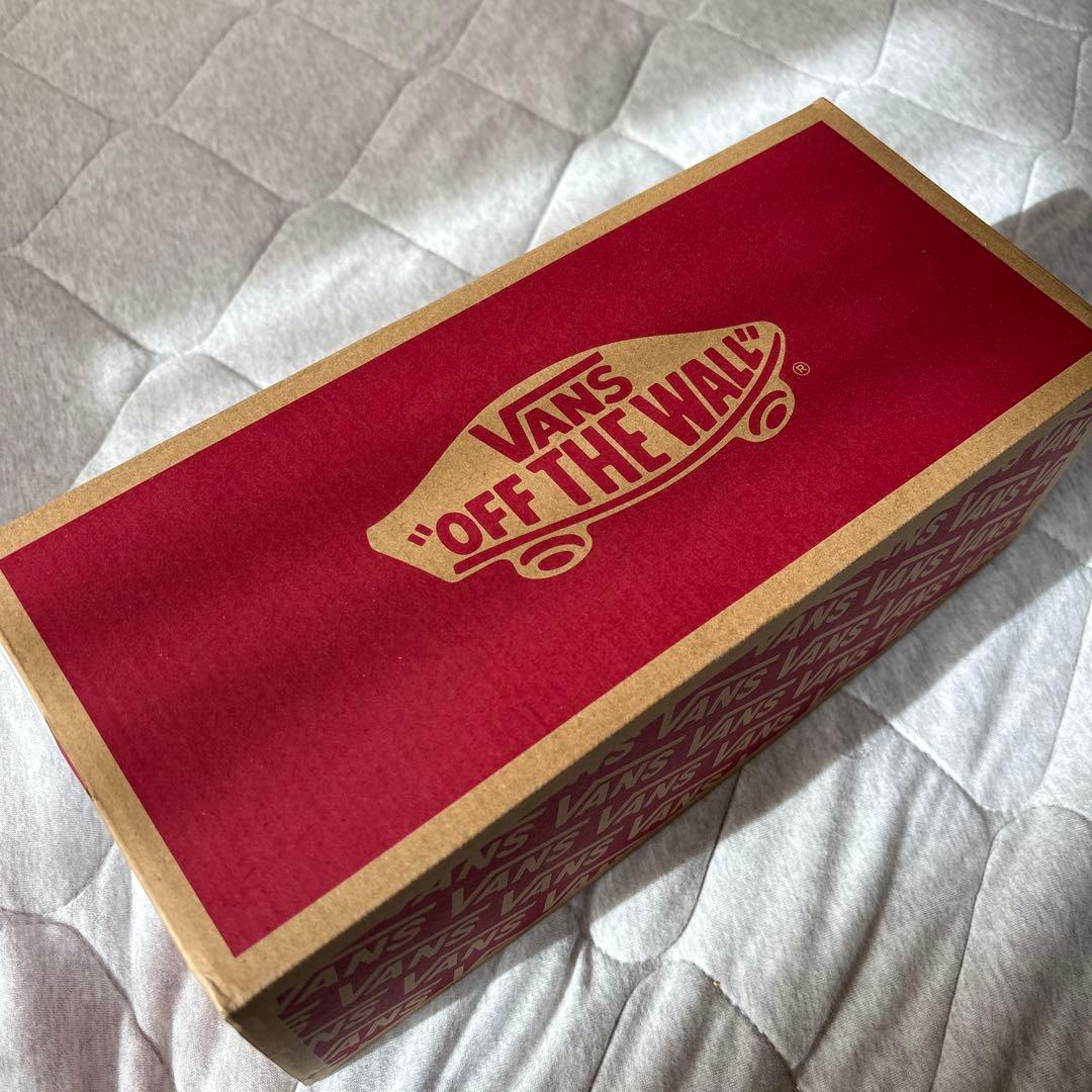 VANS オレンジ スエード スニーカー