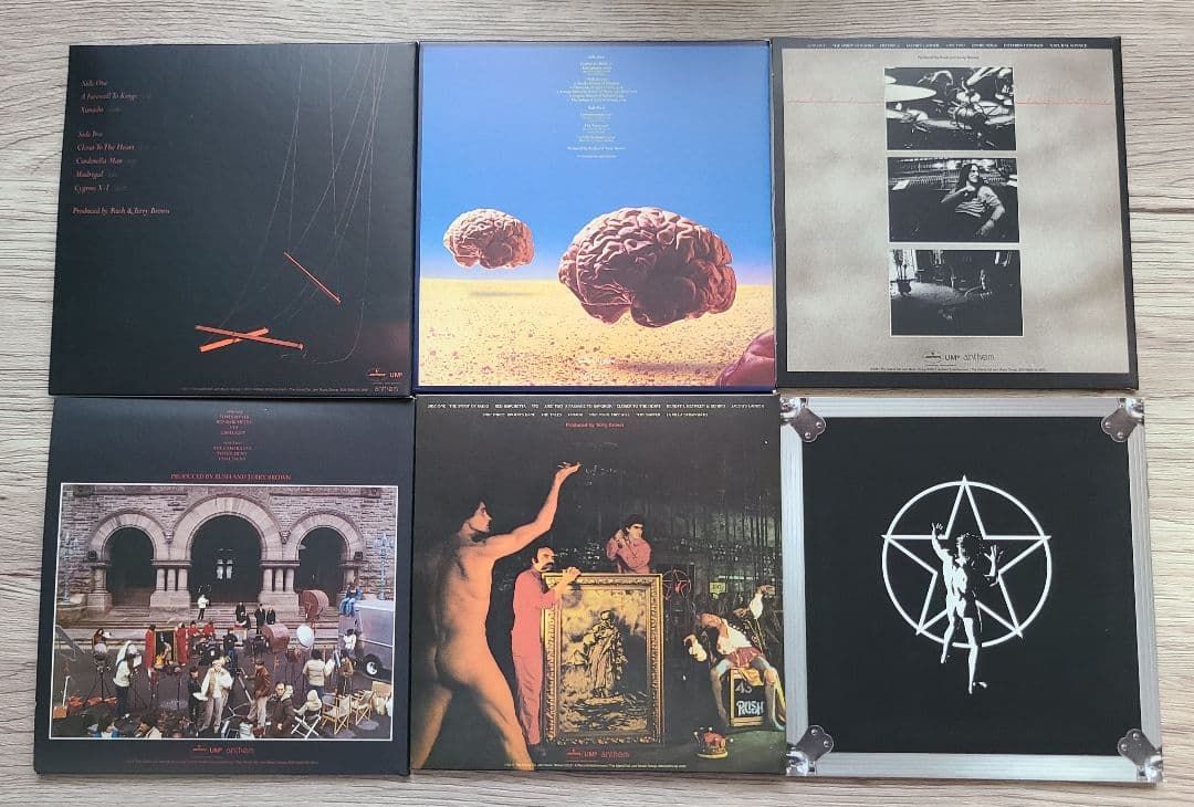 RUSH /ラッシュ スタジオアルバム15タイトル紙ジャケBOXセット(輸入盤)