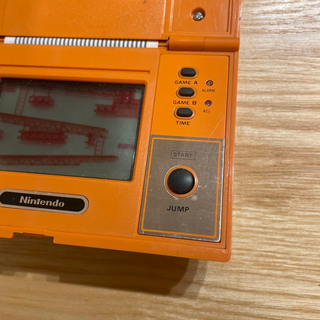 【動作品】Nintendoゲーム&ウォッチ　ドンキーコング電池カバーなし電池付き
