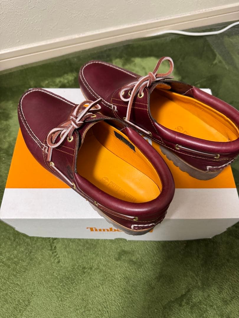 Timberland 3eye バーガンディ 29cm