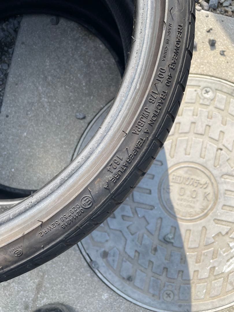 バリ山　215/35R19 輸入タイヤ　2024年製　２本セット