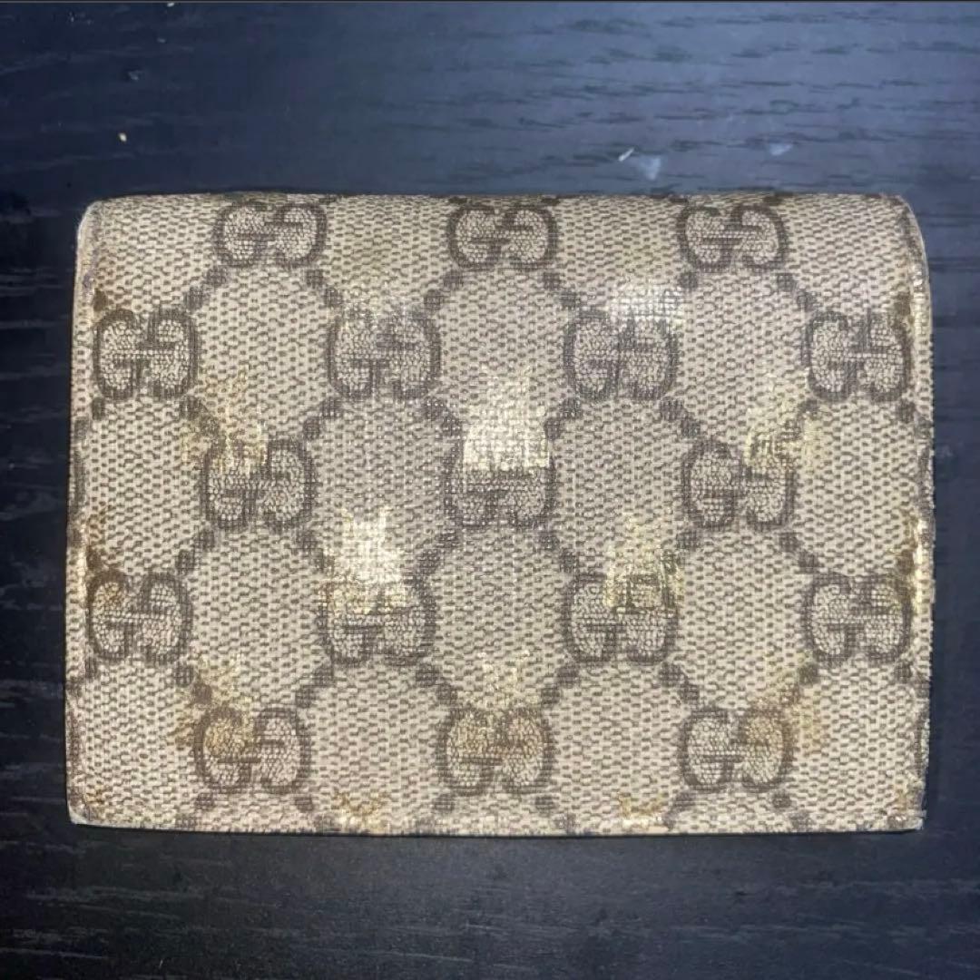 GUCCI GGスプリーム 蜂 二つ折り財布 美品