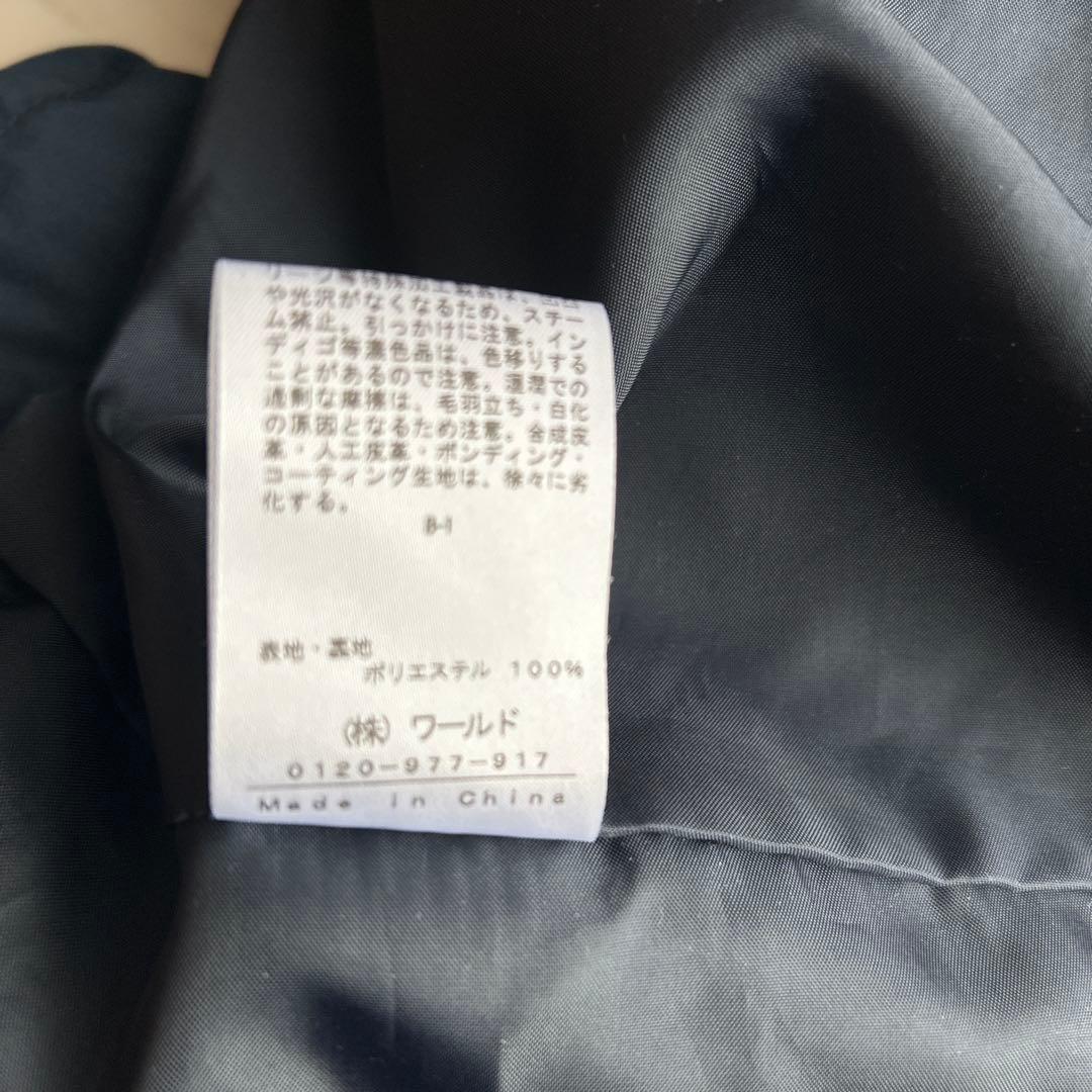 INDIVI スプリングパーカートレンチジャケット　38サイズ　ネイビー
