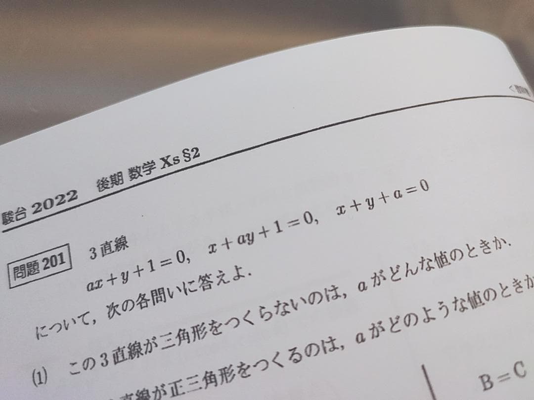 駿台　数学XS§2　プリントフルセット　三森司先生　鉄緑会　Z会　東進 　河合塾