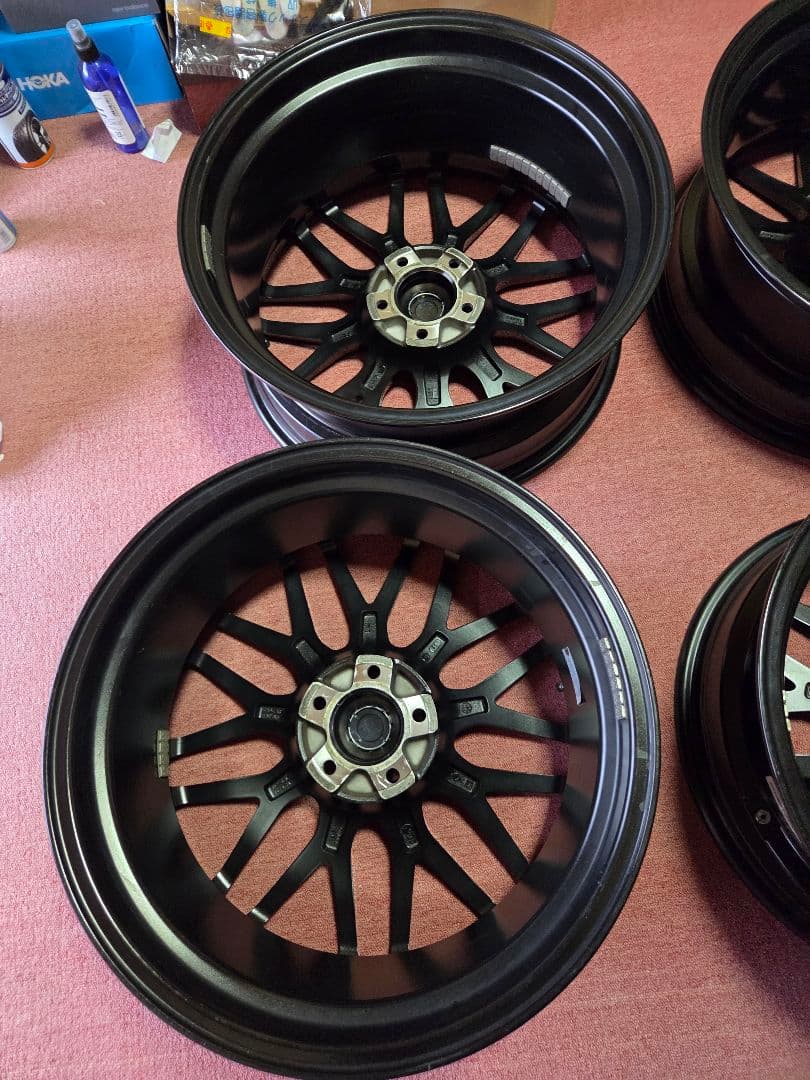 ワ-ク19インチ 8.5j ホイール 4本セット美品114,3オフセット45,