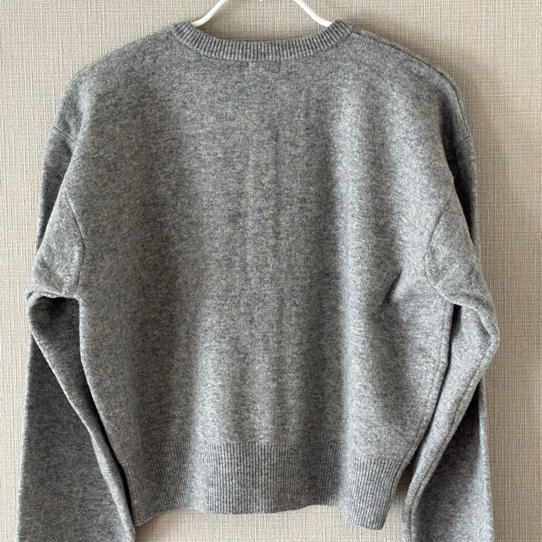 【美品／クリーニング済】Oblada オブラダ ウールニットカーディガン グレー