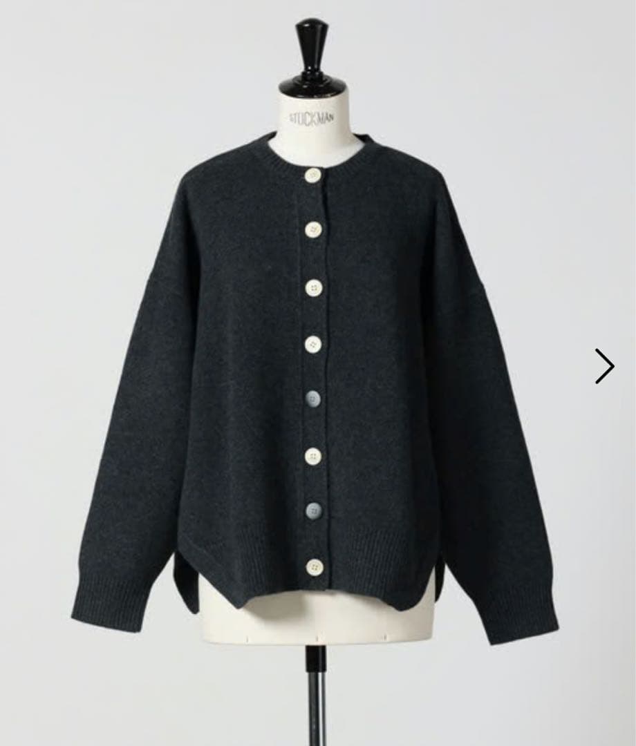 トップス ENFOLD CIRCLE CARDIGAN