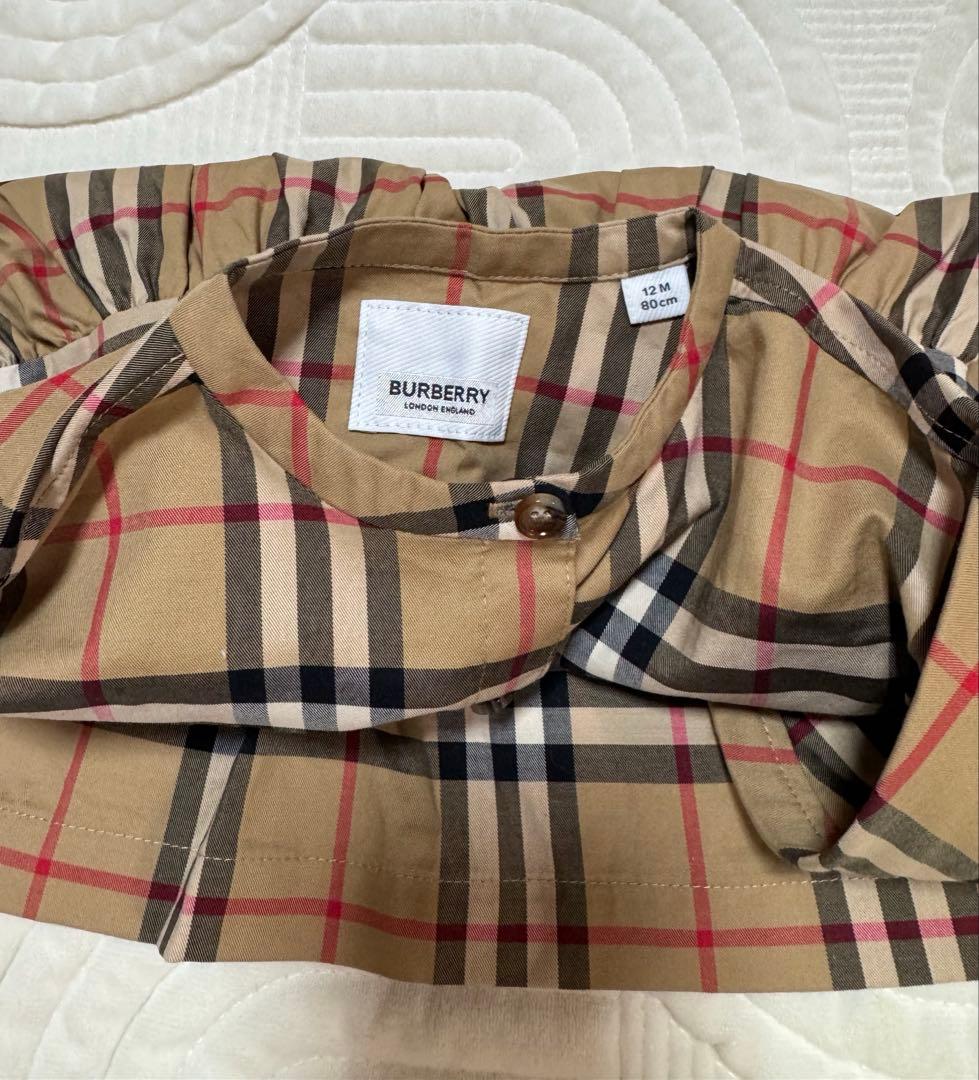 Burberry ベビー服ワンピース✨　お値下げ☆