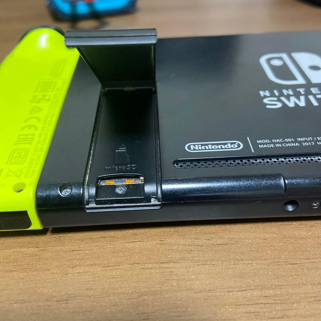 Nintendo Switch 青/黄 本体 ゲームカード付き 本体のみジャンク