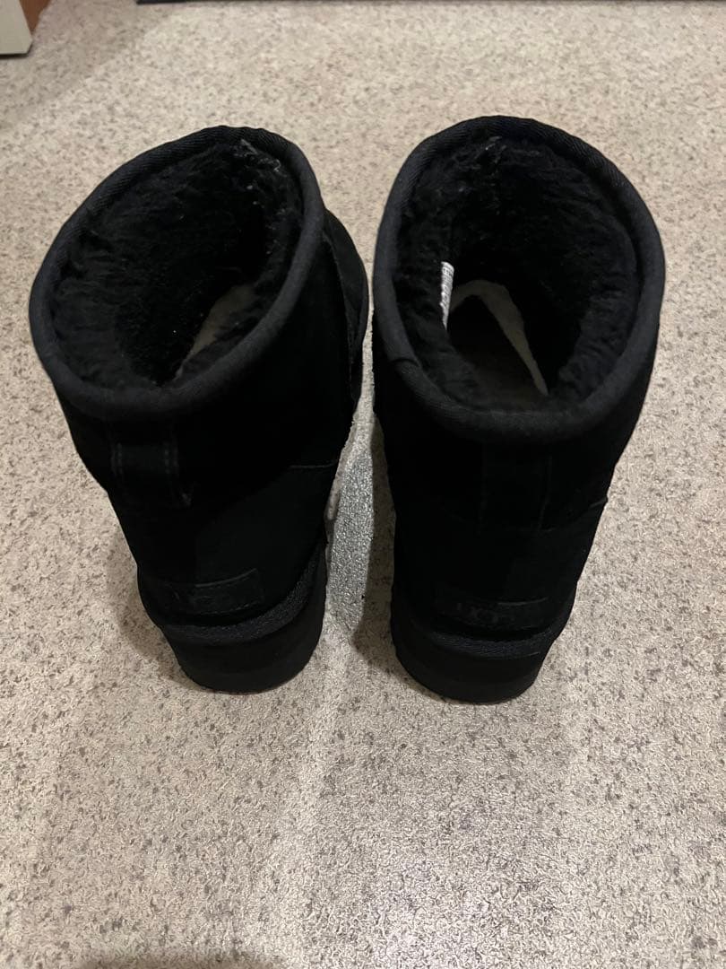 靴 UGG CLASSIC MINI PLATFORM BLACK