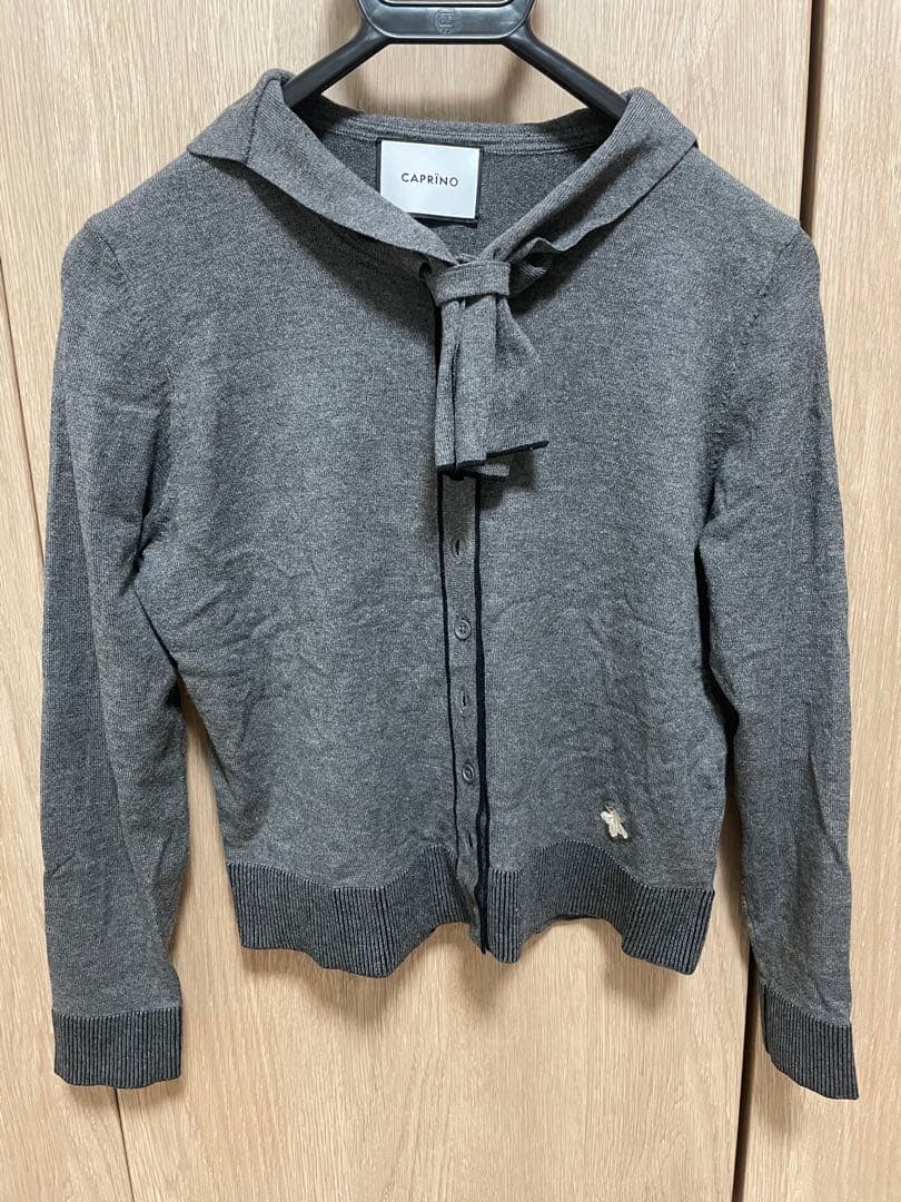 CAPRINO PAPILLON【Gray】　カプリーノ　カーディガン