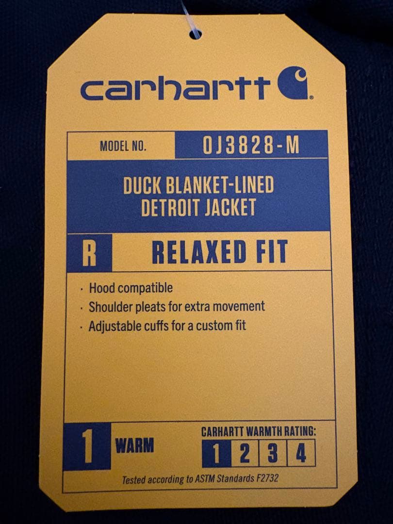 Carhartt ブラックmade in USA デトロイトジャケット Mサイズ