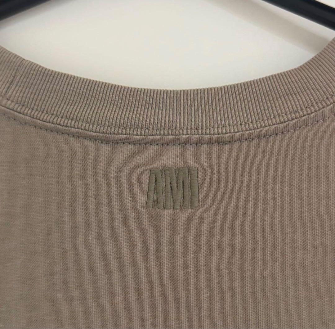 【美品】アミパリス　Tシャツ　ベージュ　S カットソー　半袖
