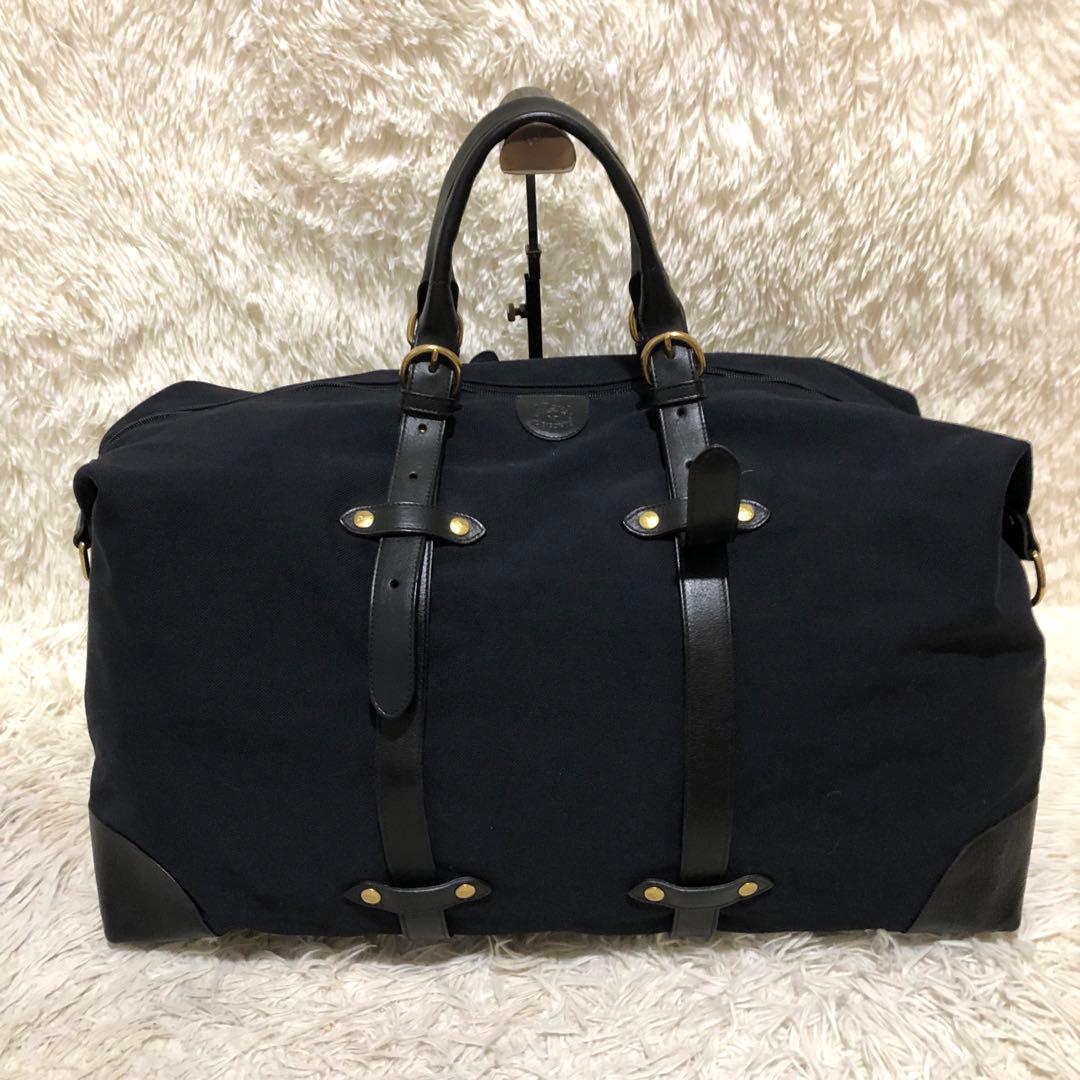 未使用☆イルビゾンテ 2way ボストンバッグ ショルダー ブラック メンズ