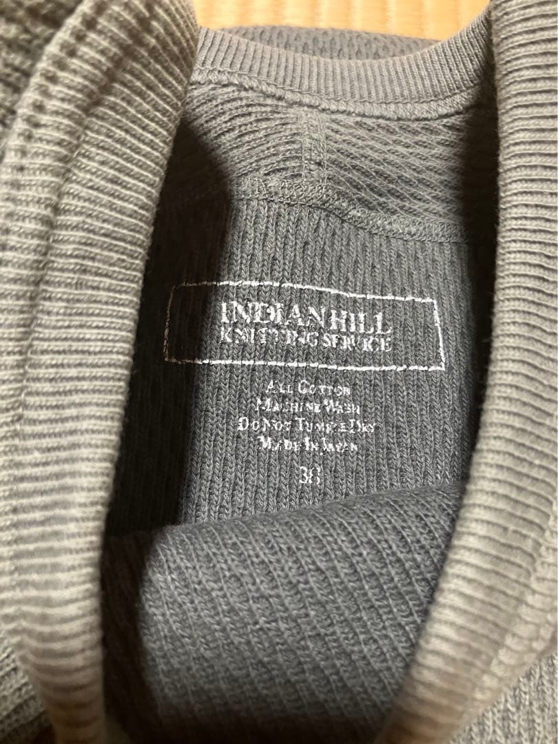 Indian Hill knitting Service 38 サーマル　グレー