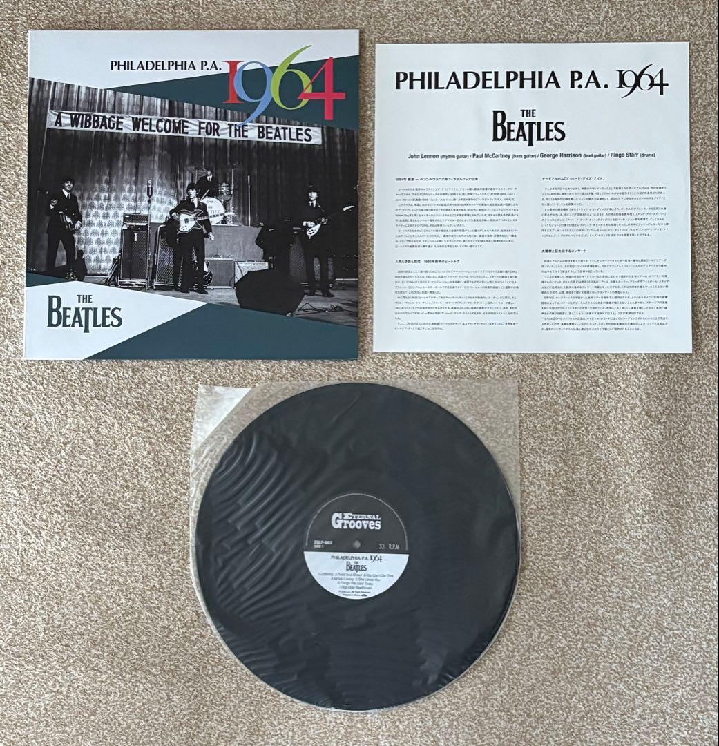 ビートルズ BEATLES レコード LP ライブ コンサート フィラデルフィア