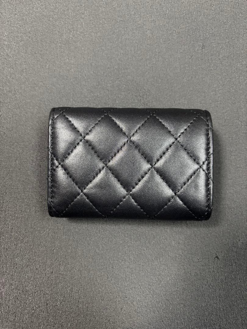 CHANEL シャネル 三つ折り財布 マトラッセ