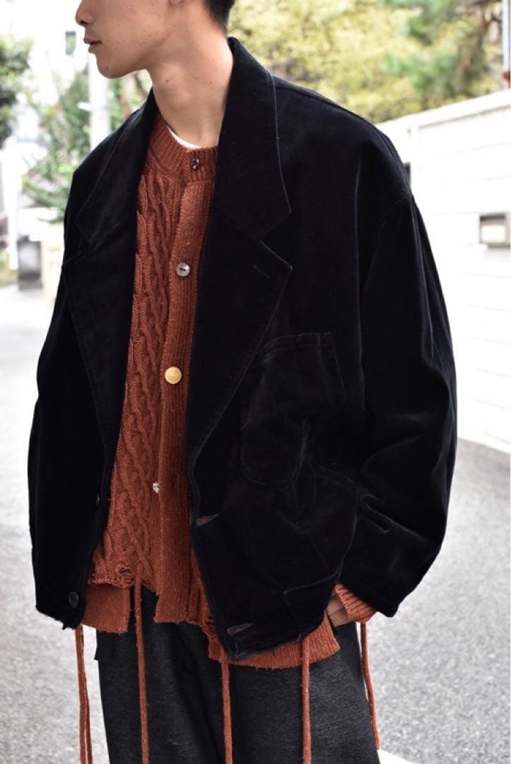 ｔ*ｔ様 CUT OFF VELVET JACKET