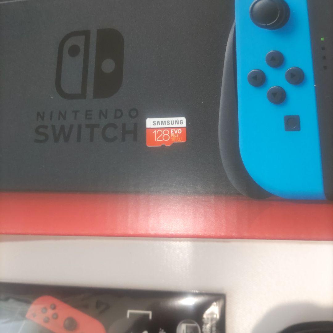 【美品】Nintendo Switch 本体 バッテリー強化型 SDカード