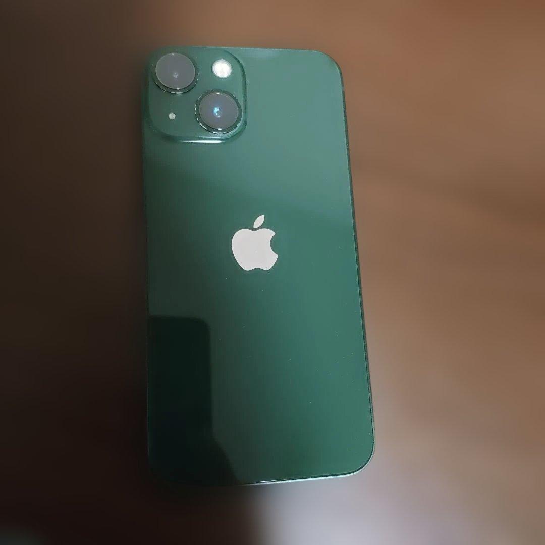 iphone13mini128GB グリーン【バッテリ -100%]