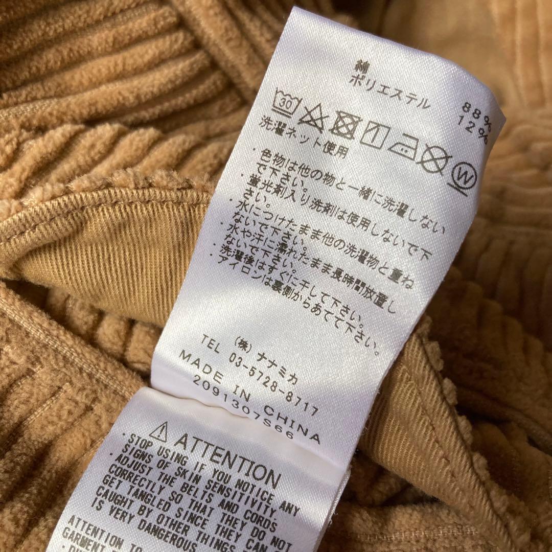 THE NORTH FACE ベージュ リブワイドパンツ 36 コーデュロイ