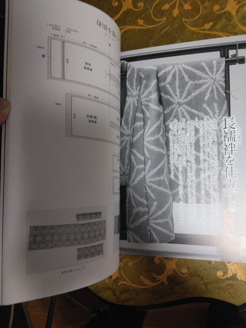 市松人形の着物仕立て方 - 特集: 裕と袴科　斎藤恵美子　加藤頼子