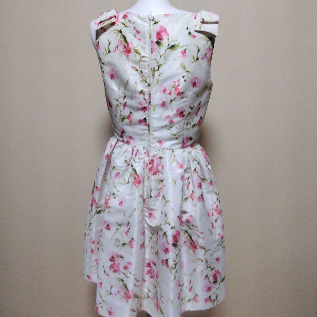 値下　RED VALENTINO フラワープリント ノースリーブワンピース