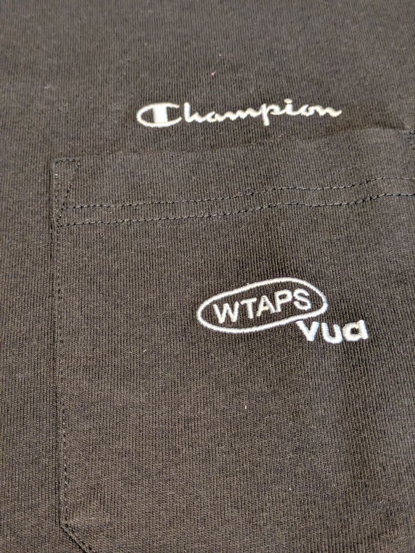 Champion×wtaps ブラック Tシャツ